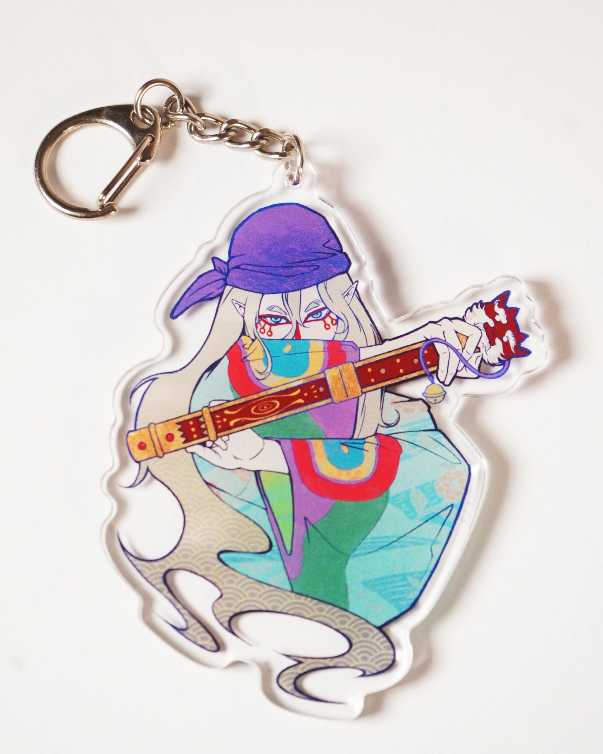 Fantasy Musician Acrylic Keychain