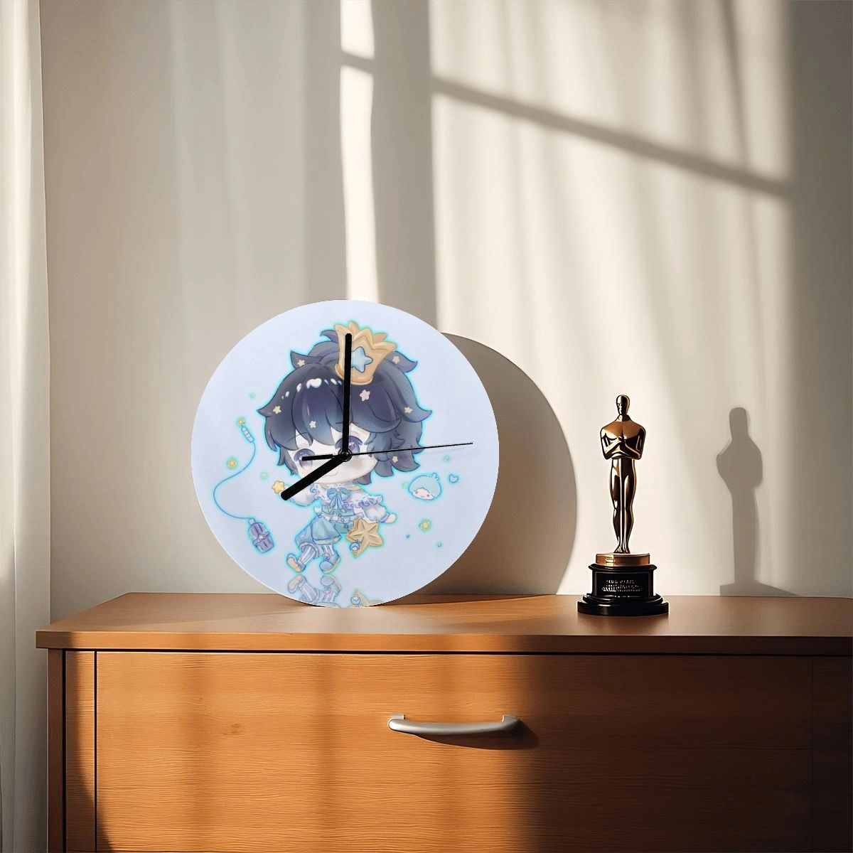 Chibi Boy Decorative Wall Clock