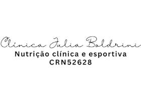 Clínica Julia Boldrini
Nutrição clínica e esportiva
CRN 52628