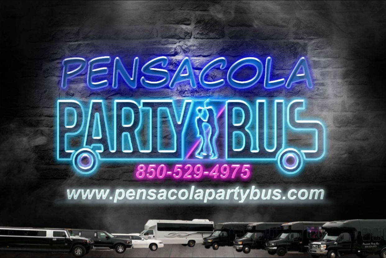 Pensacola party bus , shuttle service , airport , limo , limousine service,  bay limo , 654 limo