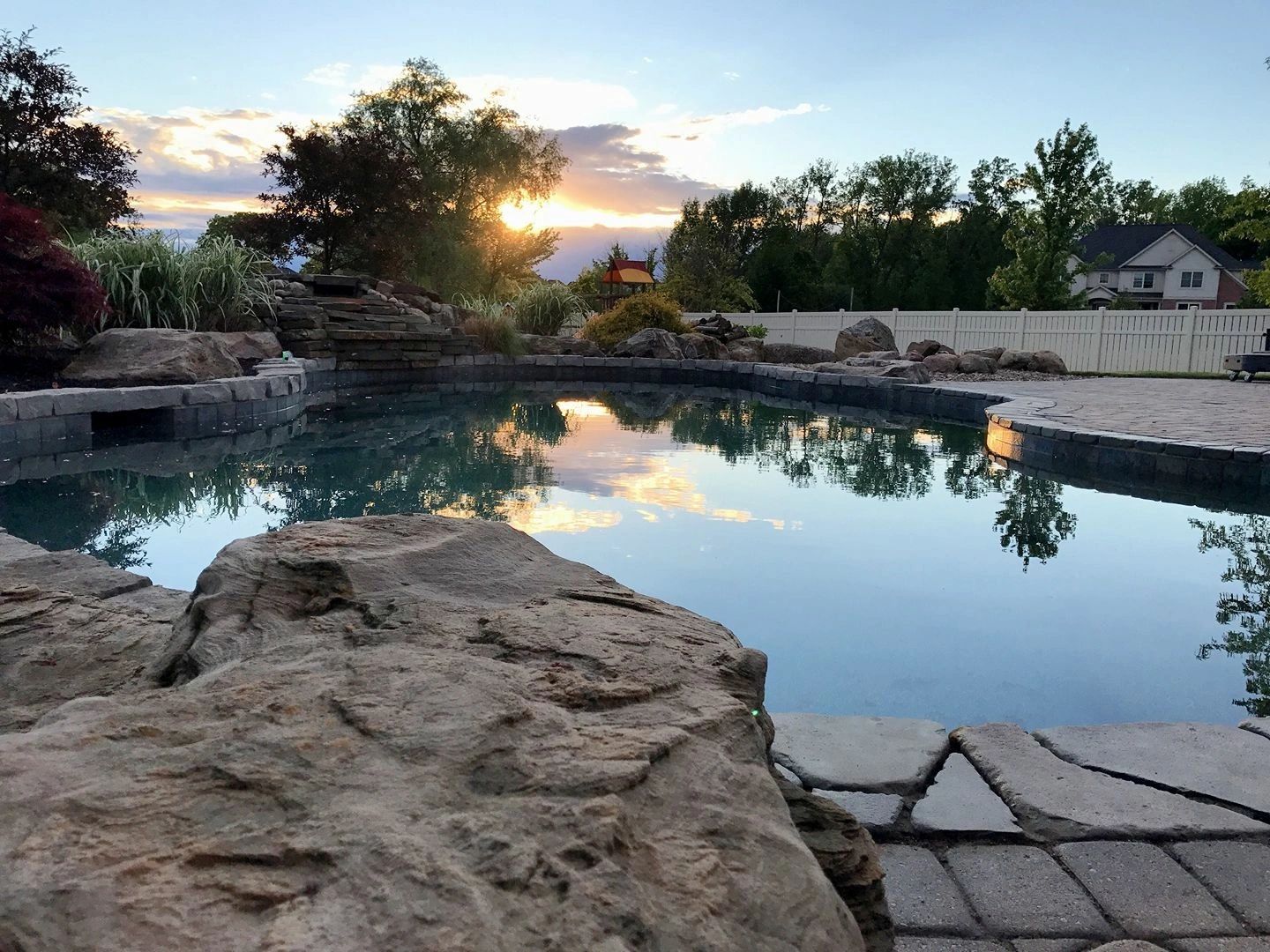 Landscape Installation in Rochester Cumberland Bay Landscape Inc.