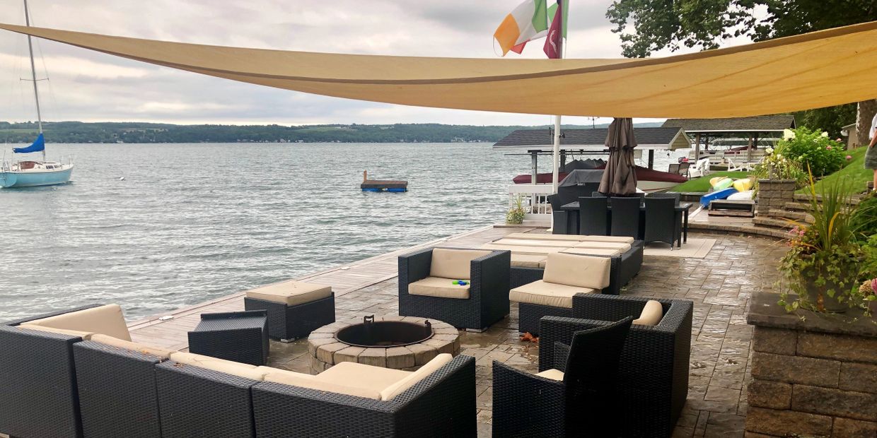 Landscape Installation in Rochester Cumberland Bay Landscape Inc.