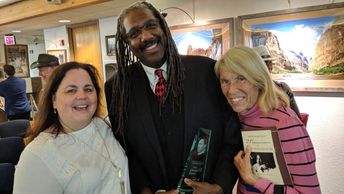 Gina with Dr. Neal Lester and Dr. Mary M. Fallon