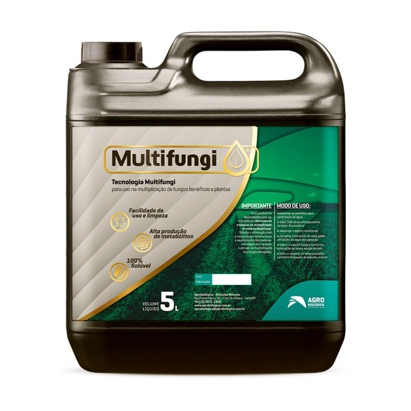 Multifungi é meio de cultura desenvolvido especialmente para multiplicação ON FARM de fungos.