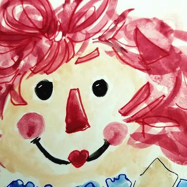 Raggedy Ann red hair