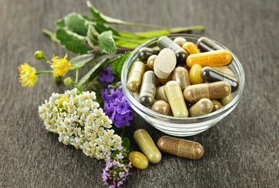 Herbs and supplements capsules