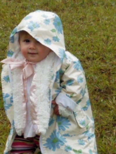 Photo of little girl at Easter egg hunt