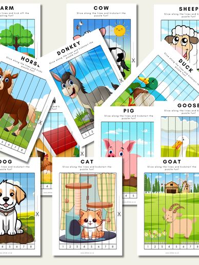 Ready to ship puzzles for preschoolers and toddlers