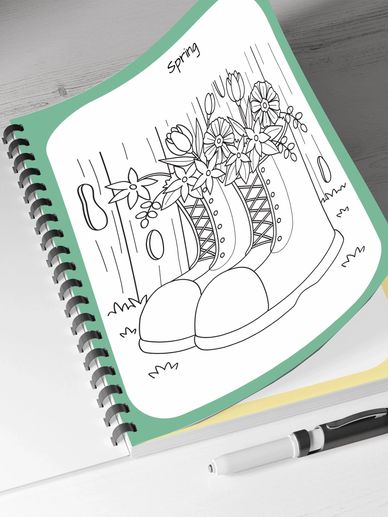 Preschool colouring books