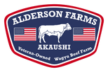Alderson Farms Akaushi-
Veteran owned 