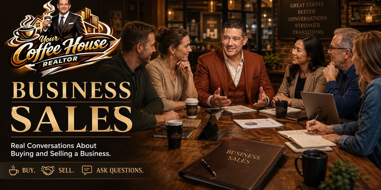 Ray Pearson meets Long Island business buyers and sellers over coffee to discuss valuation, financin