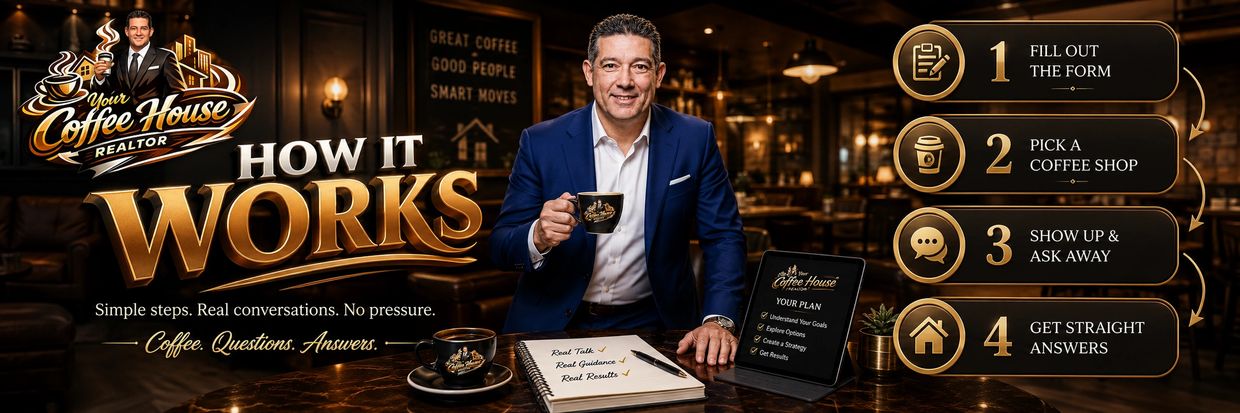 Ray Pearson explains a four-step Long Island coffee conversation focused on professional strategy, r