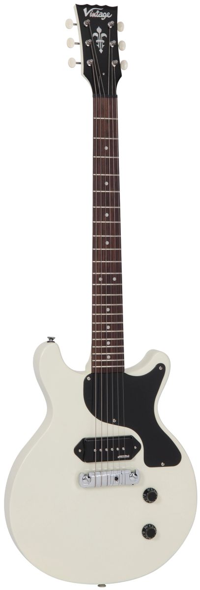 Vintage V130VW ReIssued Electric Guitar ~ Vintage White