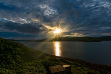 Campbeltown Loch sunset - Scotland