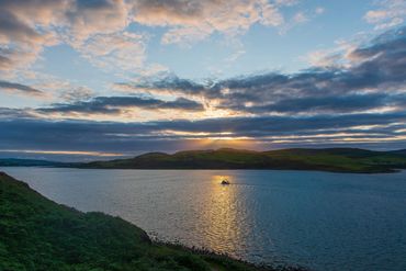 Campbeltown Loch sunset - Scotland