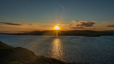 Campbeltown Loch sunset - Scotland