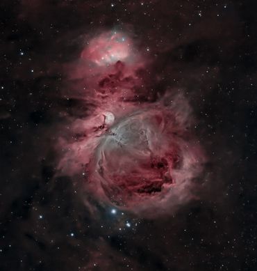M42 Great Orion Nebula. Taken with William Optics Redcat51, ZWO ASI533MC-Pro, ZWO ASIAir, ZWO Guidin