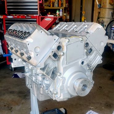 Front Engine Cover Installed and Aligned. NA 404ci LS2.