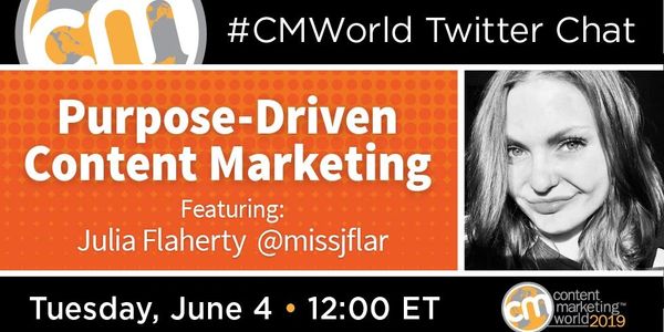 #CMWorld Chat: Purpose-Driven Marketing