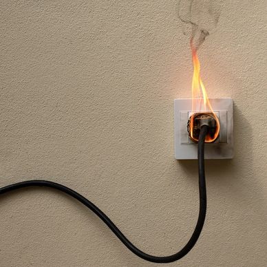electrical fault, power, call out, electrical fires, safety, safety switch, RCD, powerpoint, repairs