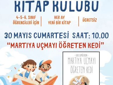 Kitap Kulübü etkinliği, 4-6. sınıf öğrencilerine ücretsiz yeni bir kitap sunuyor.