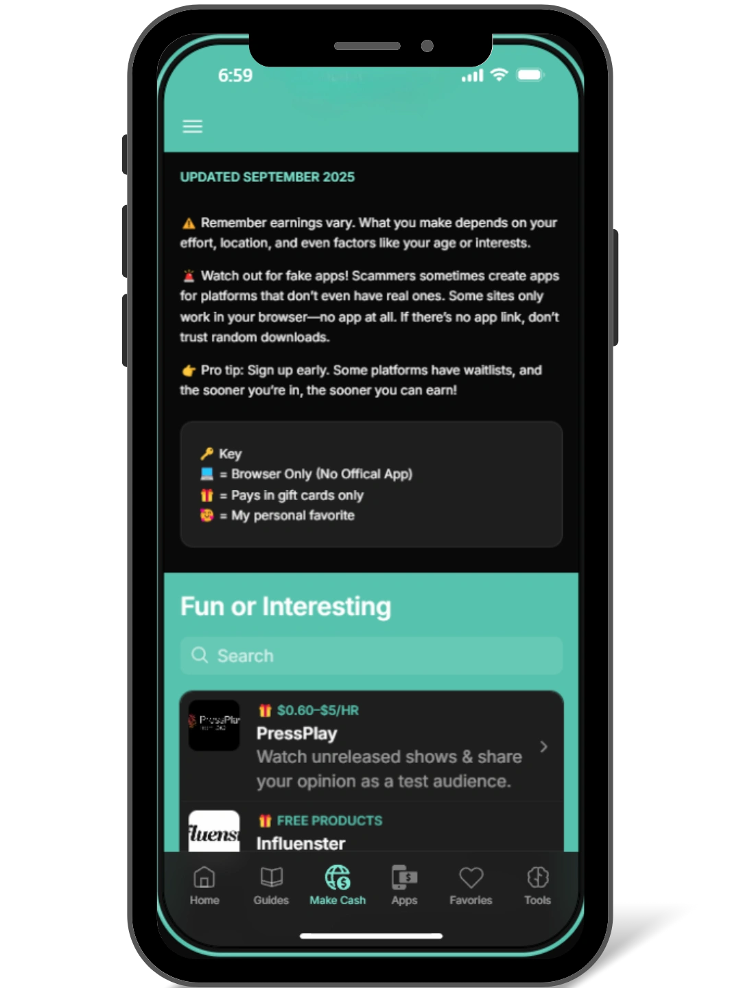 Earnings Dashboard