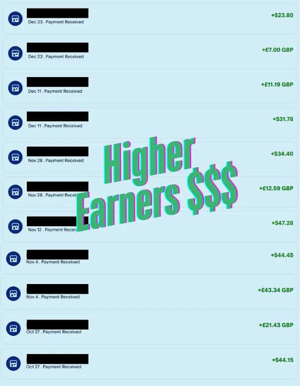 Higher Earning Proof