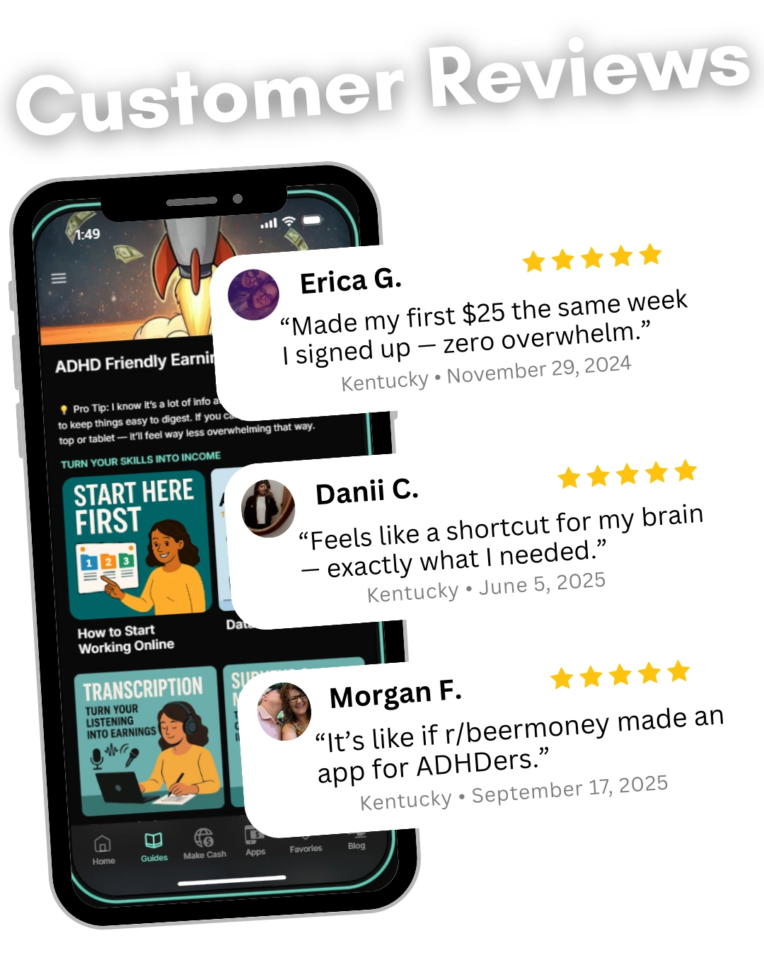 Customer reviews and testimonials