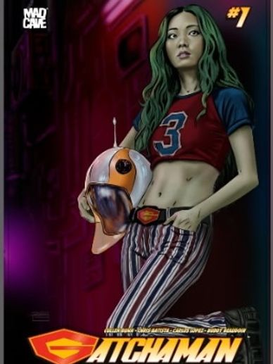 G. Kaaihue Variant cover of Jun on Gatchaman #1