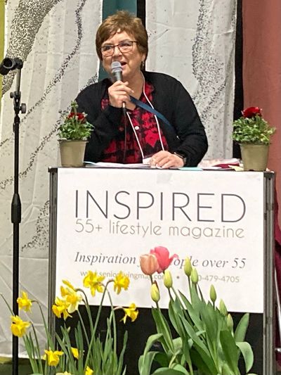 Emceeing the ‘Inspired 55+ Lifestyle’ Show 
Next Show: March 21, 2023, Pearkes Arena, Victoria, BC.
