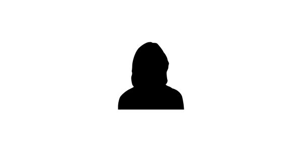 Silhouette of a person's head and shoulders.