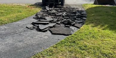 Driveway demolition 