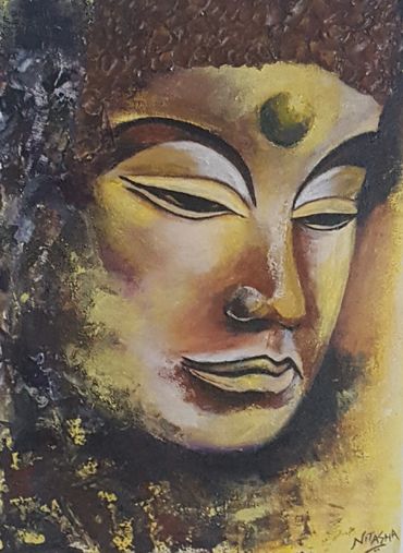 wall art, indian abstract art, Buddha art, Buddha painting, acrylic art; wall decor, indian decor