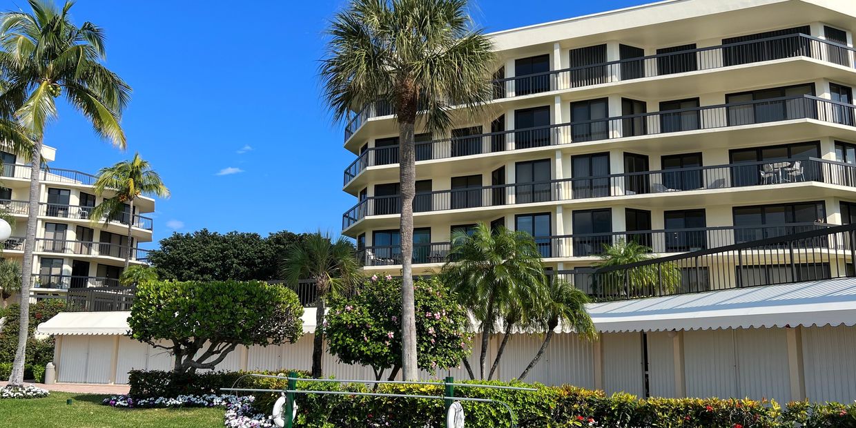 Sutton Place, 2778 S Ocean, Palm Beach, Flowers with cabanas, condos for sale