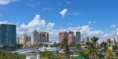 Palm Beach Gardens Florida Panorama Downtown