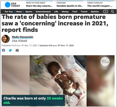Dr Zsakeba Henderson featured in USA Today article: "The rate of babies born premature saw a 'concer