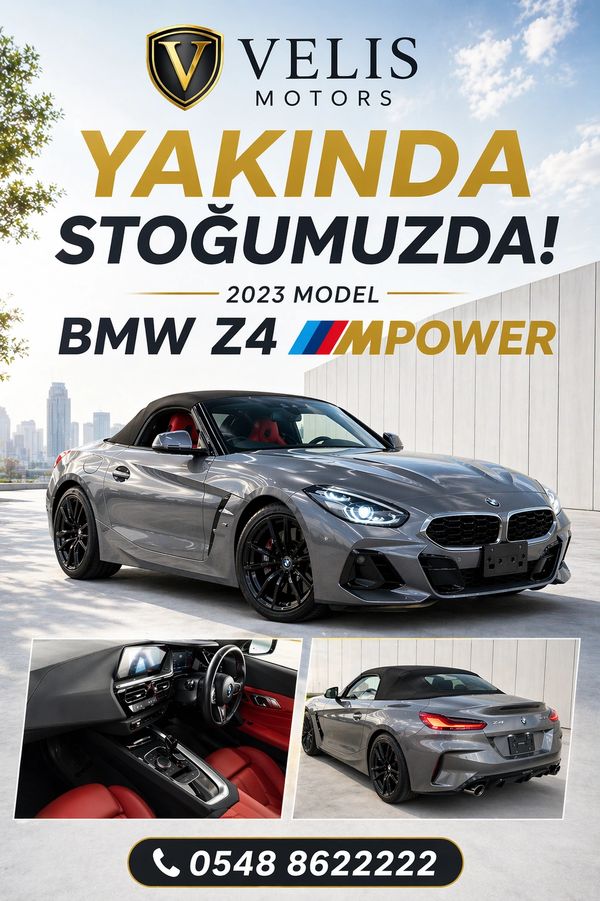 2023 BMW Z4 M Power convertible available soon at Velis Motors.