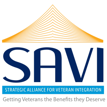 Logo of SAVI, Strategic Alliance for Veteran Integration.