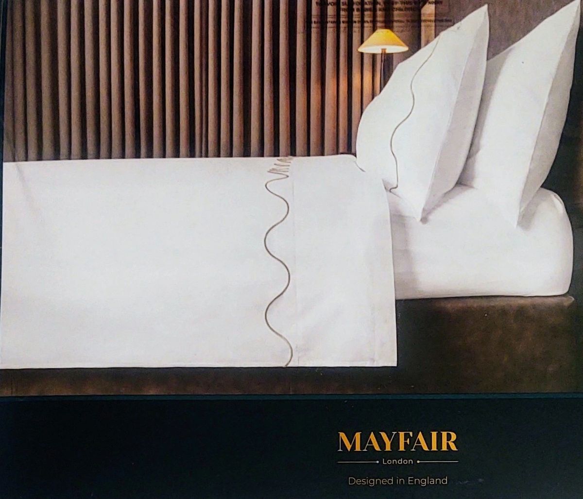 MAYFAIR London Luxury Hotel Collection Sheet Set Queen Double Satin