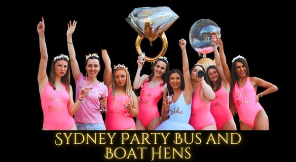 Sydney Party Bus and Sydney Boat hens package, Newcastle party Bus transfer, hens party on a boat 