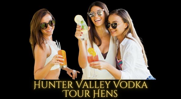 Newcastle hens party group enjoying vodka tasting tour with fun activities and drinks