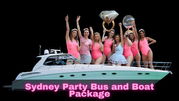 Sydney Party Bus and Sydney Boat hens package, Newcastle party Bus transfer, hens party on a boat 