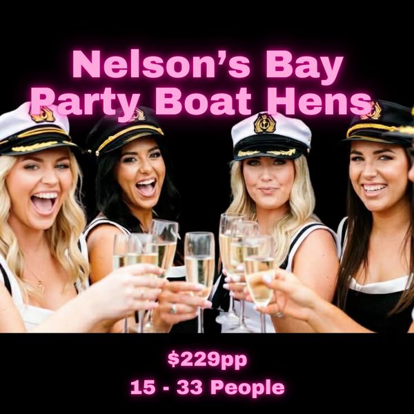 Newcastle hens on a Newcastle party boat with cheeky Newcastle strippers onboard. topless waiter