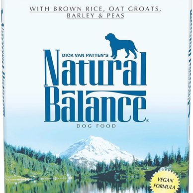 Natural Balance Limited Ingredient Diet | Vegetarian Adult Dry Dog Food with Healthy Grains | Vegan 