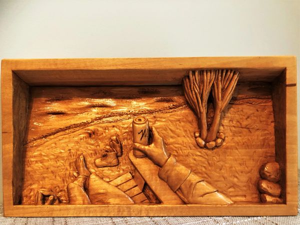 Kicking off your boots and relaxing by the lake after a hard day's work.