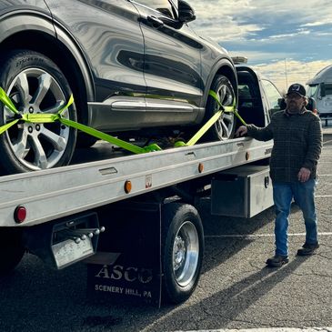 Loaded car