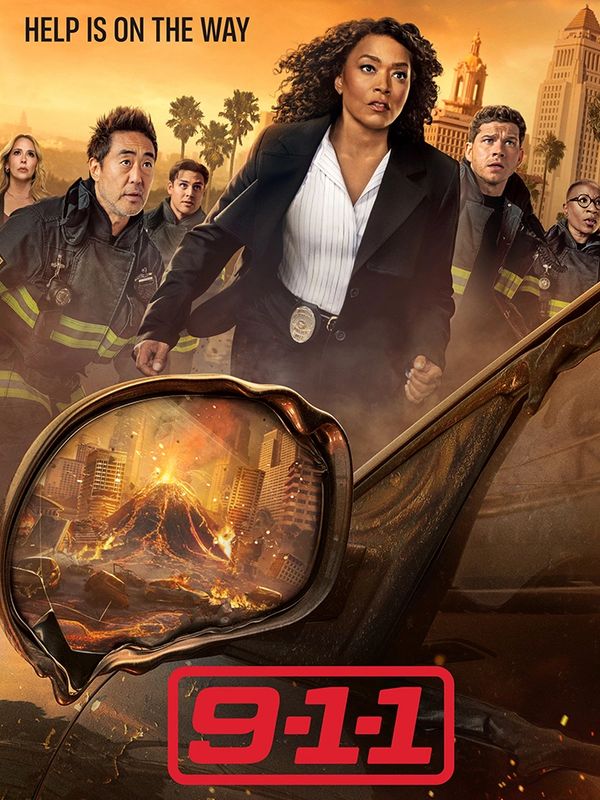 Cast rushing to help amidst disaster in '9-1-1'.