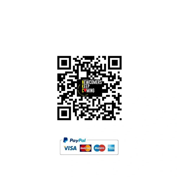 NKC Newcomers Keep Coming PayPal QR Code - NKC Alcoholics Anonymous AA Online Meeting Near Me