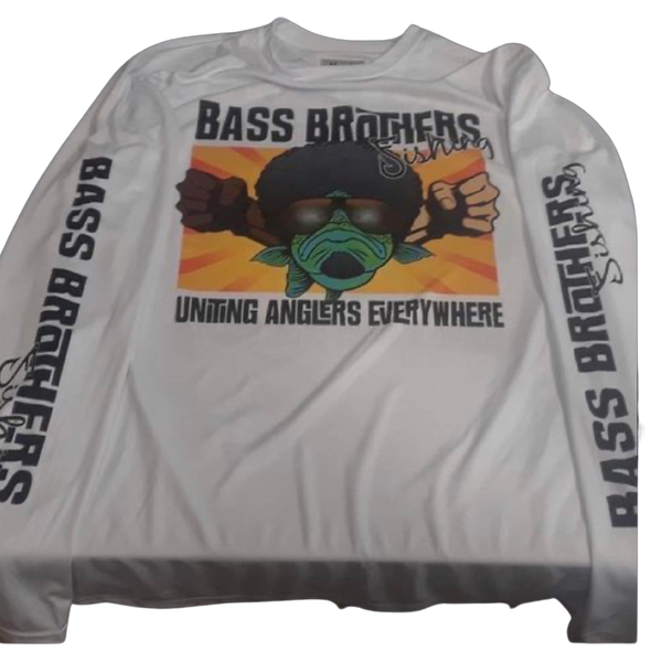 The official Bass Brothers Fishing Pros dri-fit sublimated fishing jersey. 