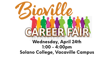 Present your organization at the Bioville Career Fair on Wednesday, April 24th. 
For questions and t